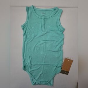 NWT Kyte Baby Sleeveless Bodysuit in Jade - 18-24 Months